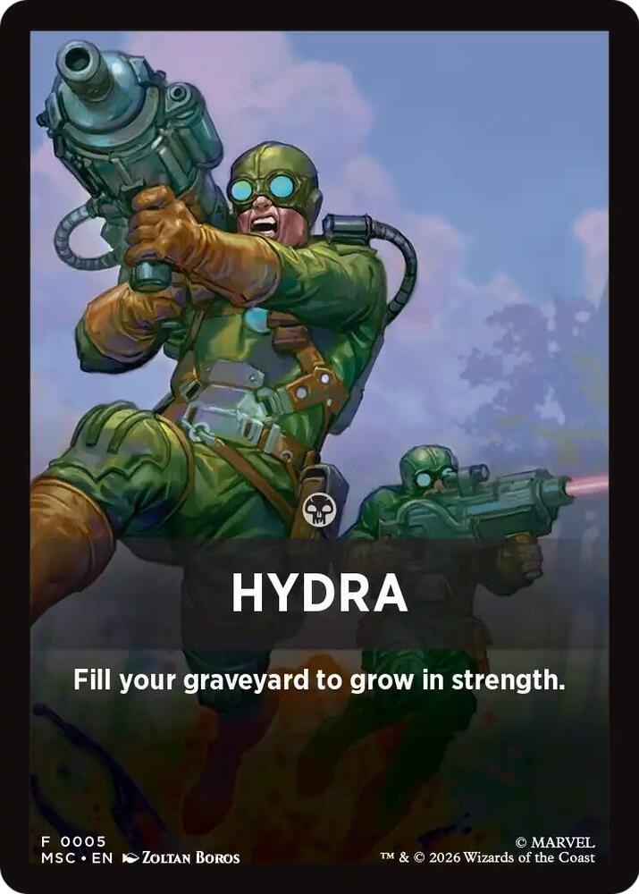 Hydra Theme Card (0005), Commander: Marvel Super Heroes card number 5