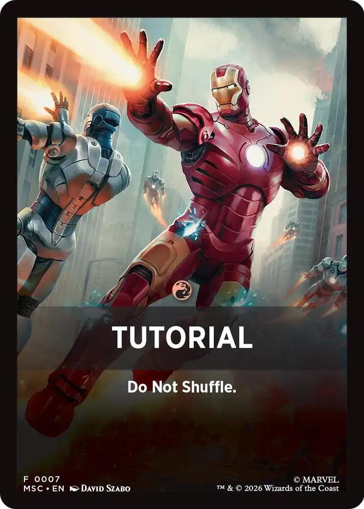 Tutorial Theme Card (0007), Commander: Marvel Super Heroes card number 7