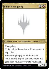 Spare Changeling — Un-Known Event Playtest Cards