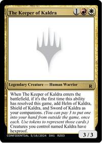Un-Known Event Playtest Cards The Keeper of Kaldra