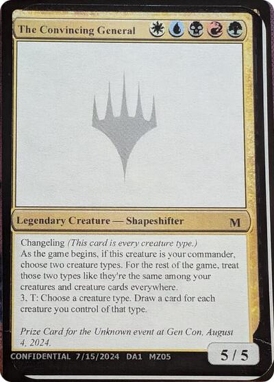The Convincing General from UNK #MZ05a, Magic: The Gathering card