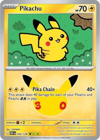Pikachu - 034/128