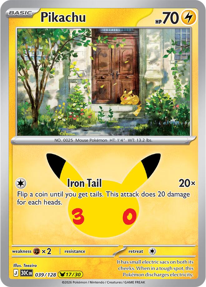 Pikachu - 039/128