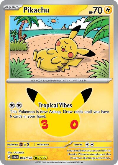 Pikachu - 043/128