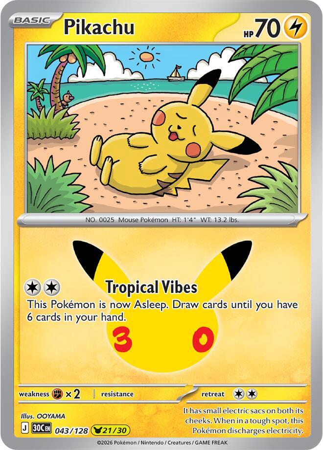Pikachu — 043/128