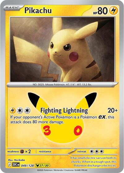 Pikachu - 049/128