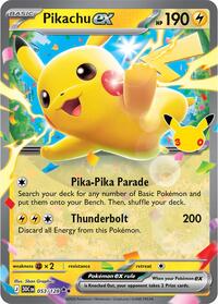 Pikachu ex - 053/128