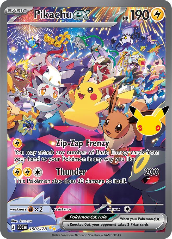 Pikachu ex — 150/128