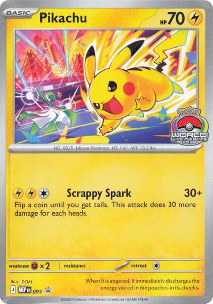 Pikachu card image