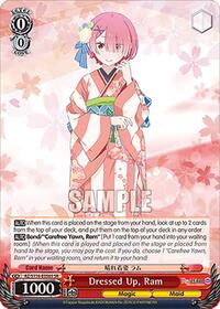 Re:ZERO -Starting Life in Another World- Vol.3 Dressed Up, Ram (SR) #RZ/S116-E056S