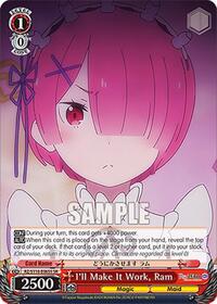 Re:ZERO -Starting Life in Another World- Vol.3 I'll Make It Work, Ram (SR) #RZ/S116-E065S