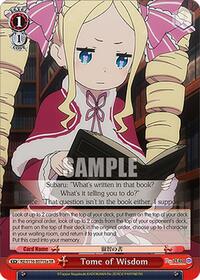 Re:ZERO -Starting Life in Another World- Vol.3 Tome of Wisdom (A) (SR) #RZ/S116-E071Sa