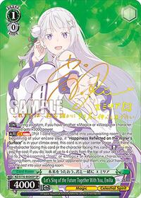 Let's Sing of the Future Together With You, Emilia (SP)
