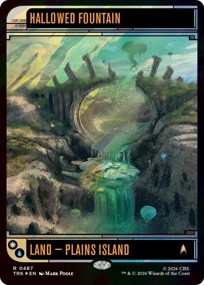 Hallowed Fountain (Surge Foil), Star Trek card number 487