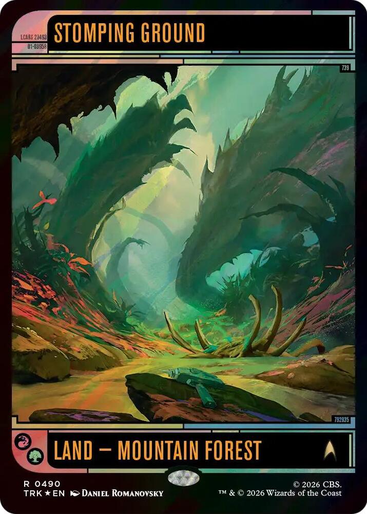 Stomping Ground (Surge Foil), Star Trek card number 490