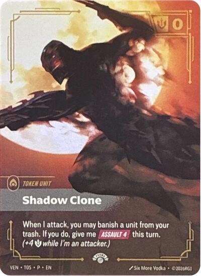 Shadow Clone // Tentacle (Full Art) Vendetta Common Riftbound card — value and price