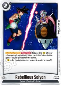 Rebellious Saiyan - Dragon Ball Super: Fusion World Brightness of Hope trading card