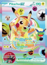 Pikachu ex - ME: Mega Evolution Promo #107 Pokemon card