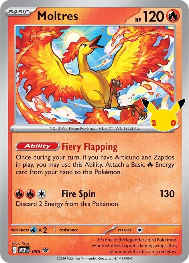 Moltres - 096 (30th Celebration)