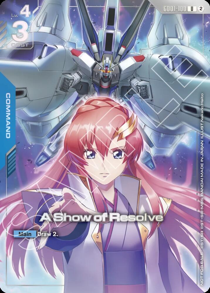 A Show of Resolve (1st Anniversary Event) - Gundam Promotional