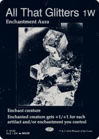 All That Glitters (0122) - Magic: The Gathering Secret Lair x MSCHF: The Zeta Set trading card