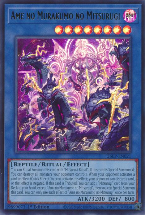Ame no Murakumo no Mitsurugi, Limited Pack World Championship 2026 card number 26LP-EN021