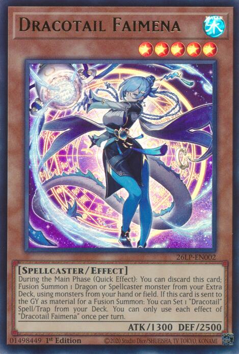 Dracotail Faimena, Limited Pack World Championship 2026 card number 26LP-EN002