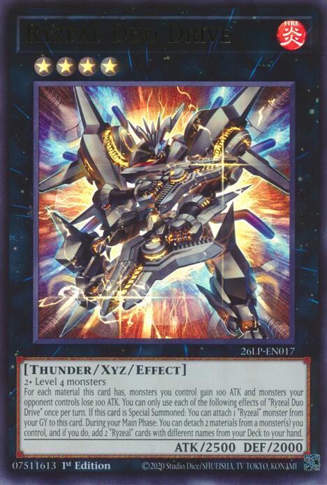 Ryzeal Duo Drive, Limited Pack World Championship 2026 card number 26LP-EN017