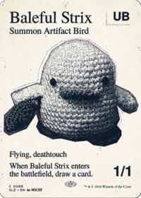 Baleful Strix (0088) - Magic: The Gathering Secret Lair x MSCHF: The Zeta Set trading card