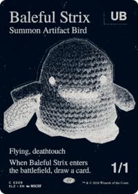 Baleful Strix (0209) - Magic: The Gathering Secret Lair x MSCHF: The Zeta Set trading card