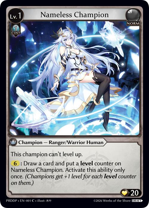 Nameless Champion (Ranger/Warrior)