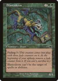Blastoderm - Nemesis - Magic: The Gathering card
