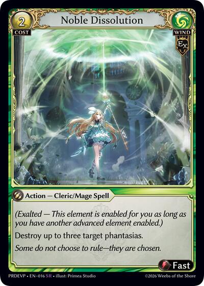 Noble Dissolution
