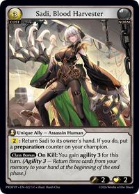 Sadi, Blood Harvester