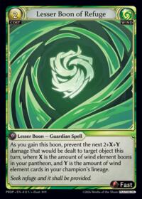 Lesser Boon of Refuge