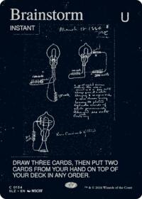 Brainstorm (0134) - Magic: The Gathering Secret Lair x MSCHF: The Zeta Set trading card