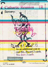 Cathartic Reunion (0297) - Magic: The Gathering Secret Lair x MSCHF: The Zeta Set trading card