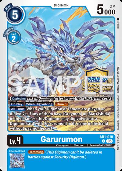 Garurumon (World Championship 26-27 Store Championships Season 2 Champion)
