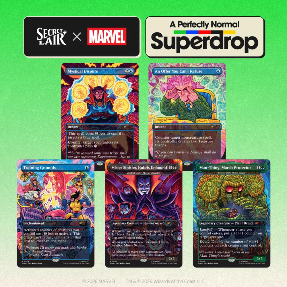 Secret Lair Drop: Secret Lair x Marvel: Dan Hipp - Non-Foil Edition