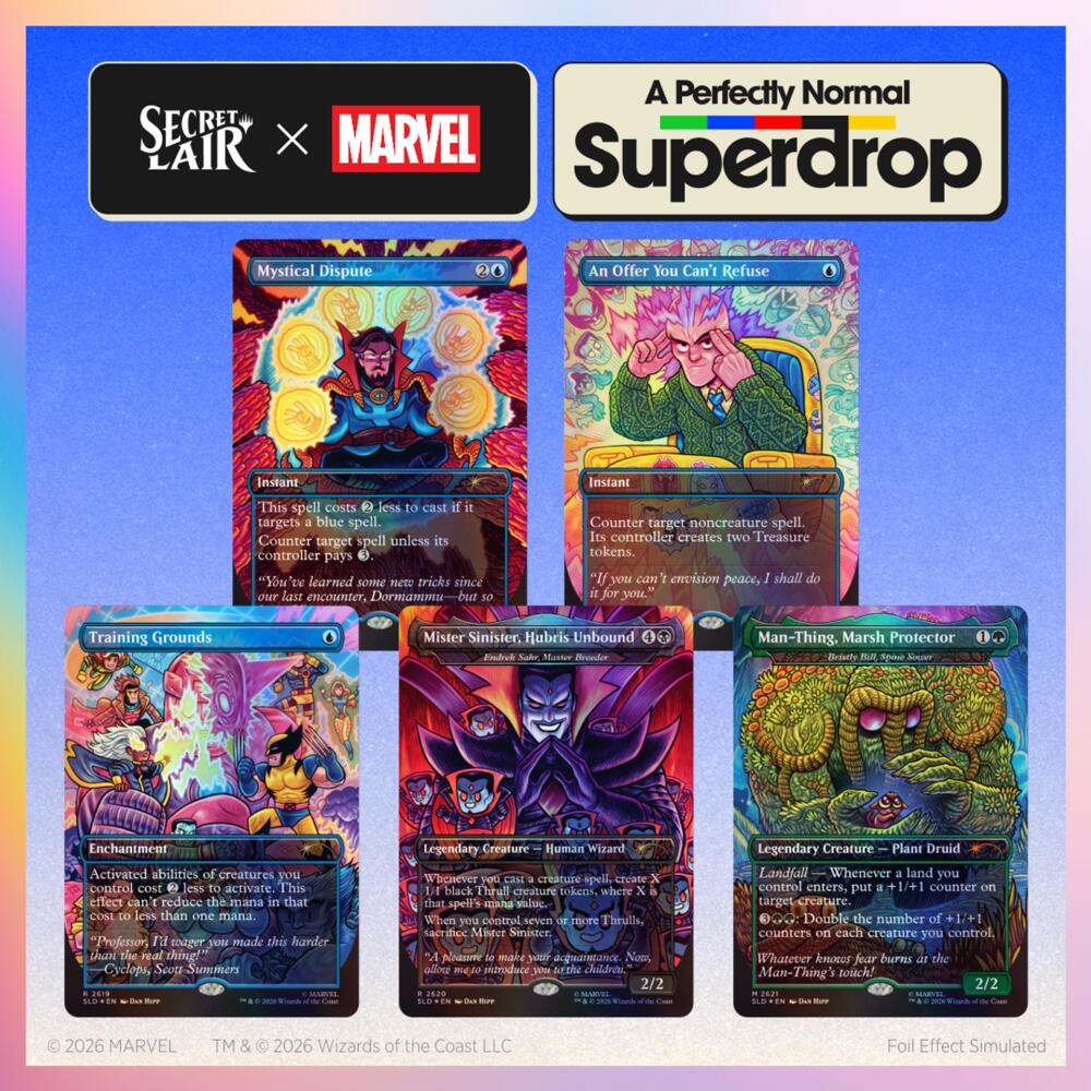 Secret Lair Drop: Secret Lair x Marvel: Dan Hipp - Traditional Foil Edition