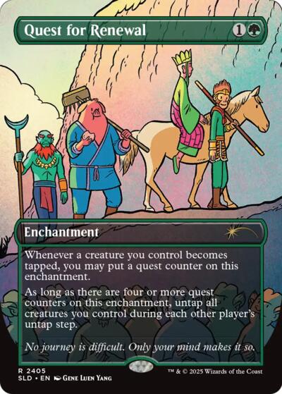 Quest for Renewal (Secret Lair) from SLD #2405, Magic: The Gathering card