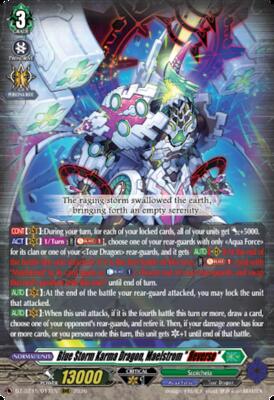 Blue Storm Karma Dragon, Maelstrom "Reverse"