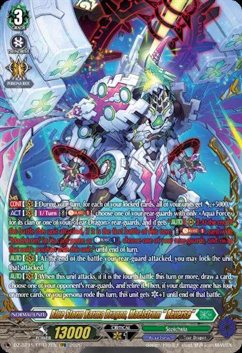 Blue Storm Karma Dragon, Maelstrom "Reverse" (FFR)