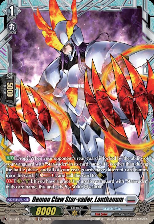 Demon Claw Star-vader, Lanthanum (FR)