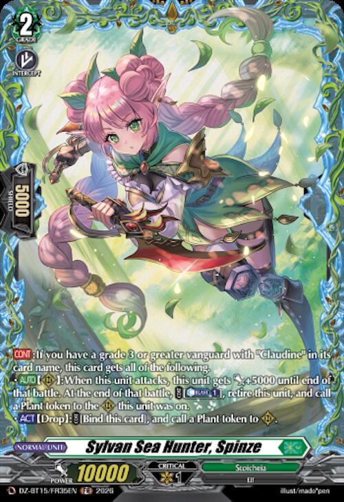 Sylvan Sea Hunter, Spinze (FR)