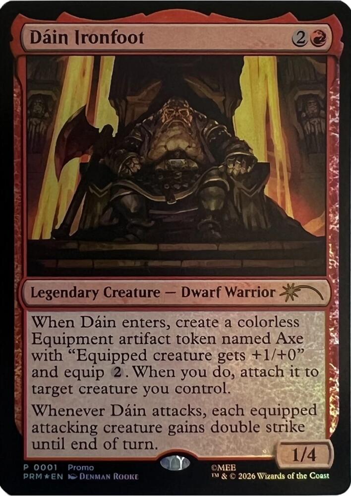 Dain Ironfoot, Media Promos card number 1