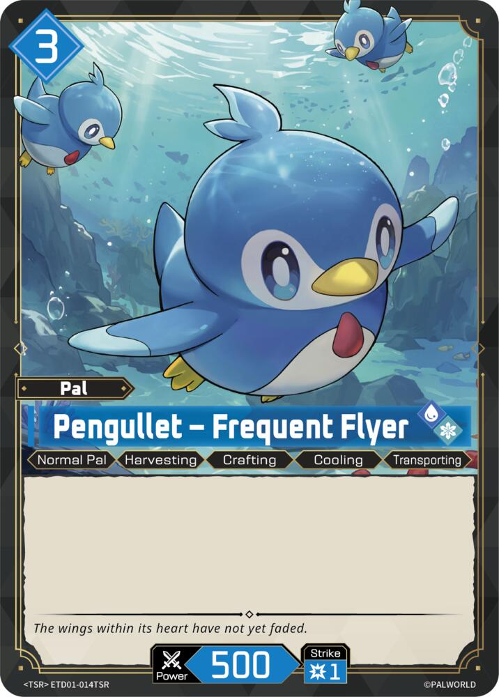 Pengullet - Frequent Flyer (TD01: Dawn of Palpagos Red•Blue) — Palworld card