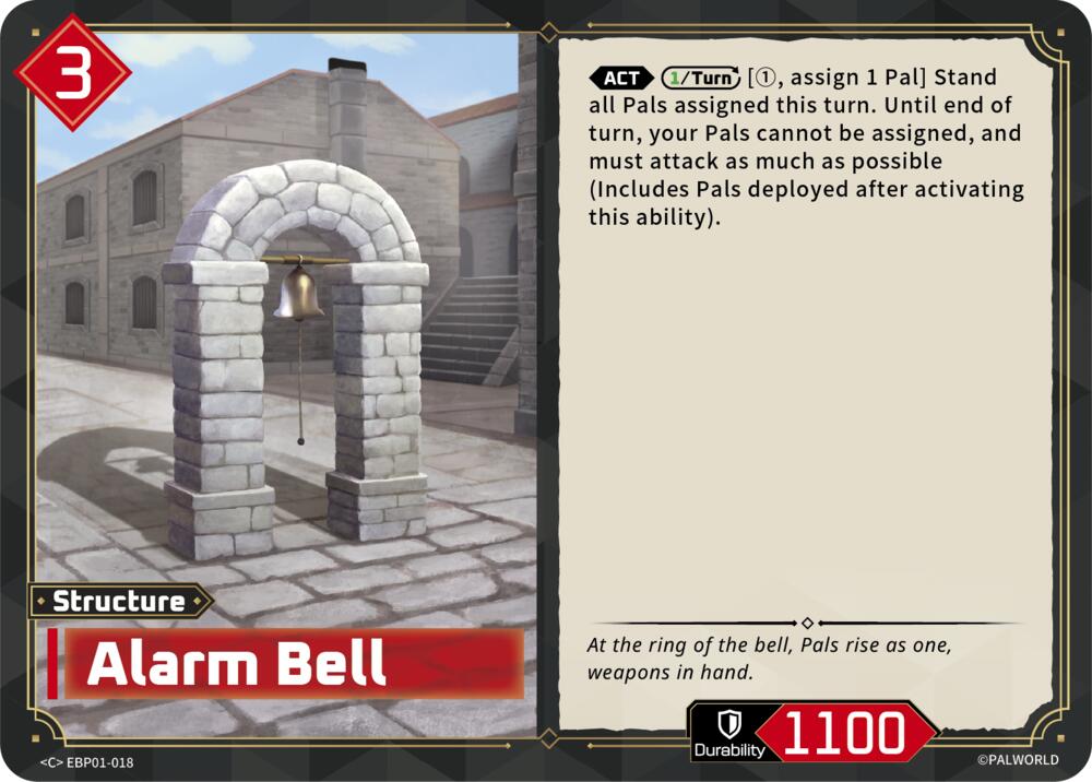 Alarm Bell (BP01: Dawn of Palpagos) — Palworld card
