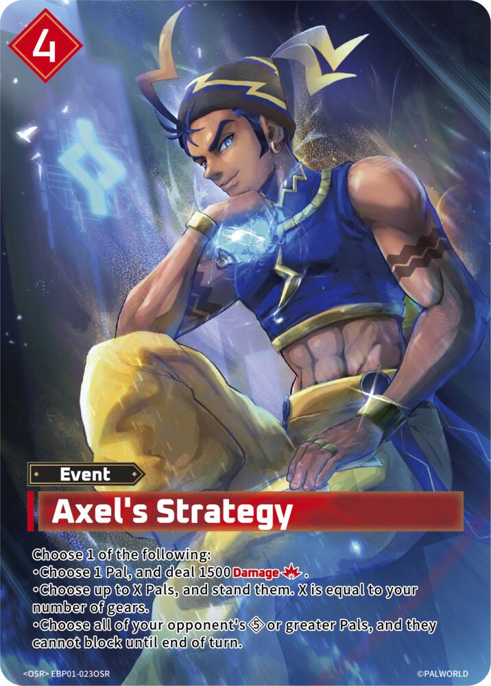 Axel's Strategy (BP01: Dawn of Palpagos) — Palworld card