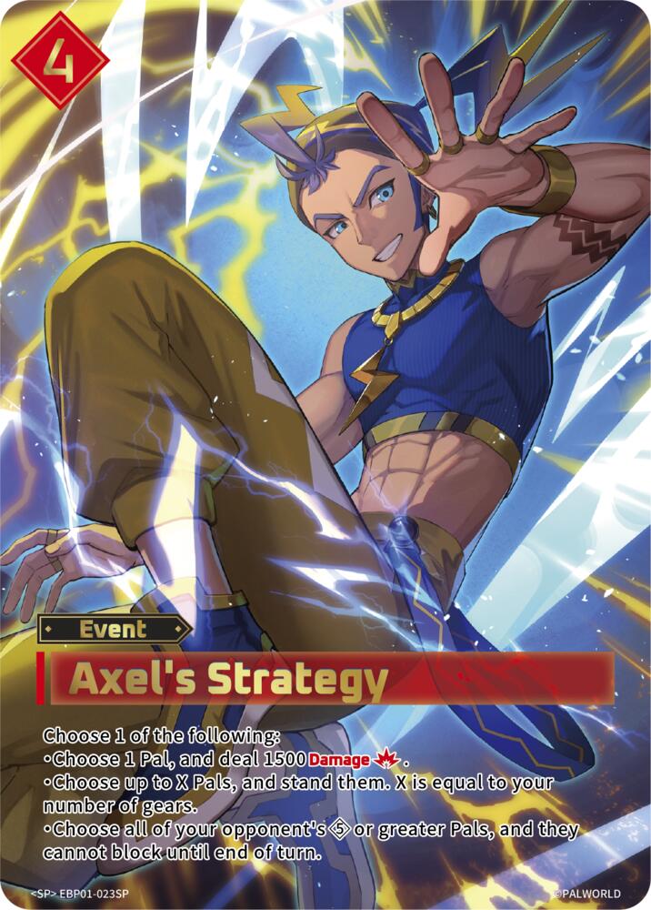 Axel's Strategy (BP01: Dawn of Palpagos) — Palworld card